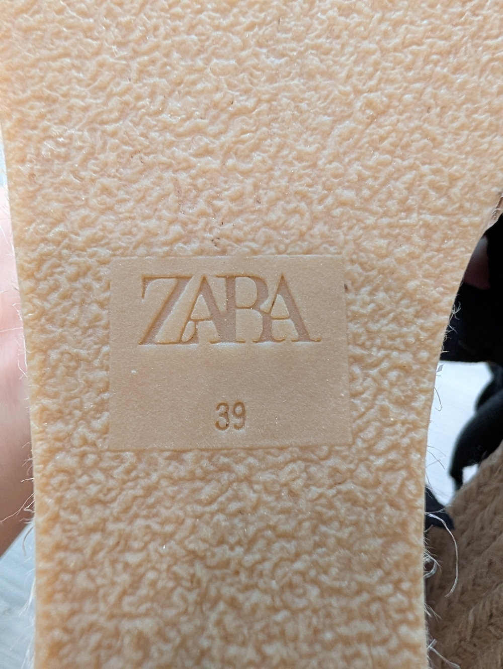 Zara Espidrille Black Size 39 - Picture 5 of 8